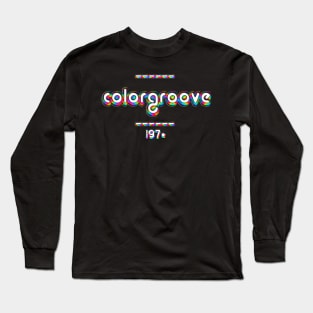 ColorGroove Retro-Rainbow-Tube nostalgia (wf) Long Sleeve T-Shirt